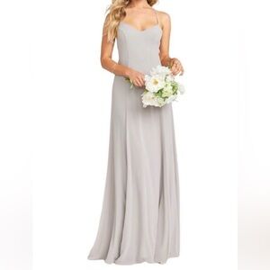 Godshaw Goddess Gown ~ Dove Grey Chiffon